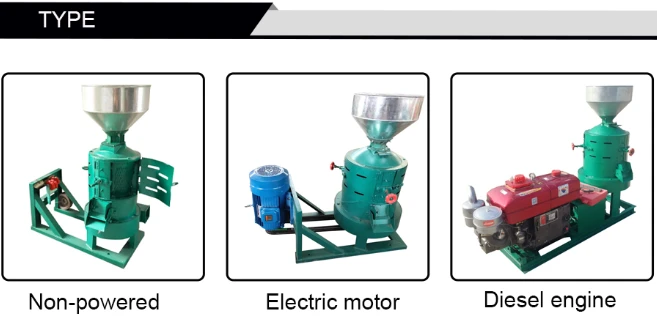 Grain hulling machine Grain hulling machine